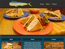 Tablet Screenshot of dolphindeli.com